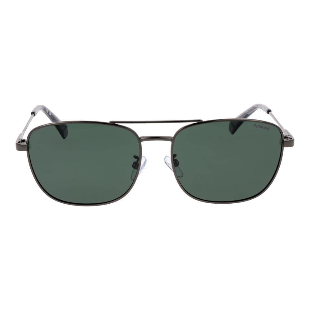 Polaroid Gray Stainless Steel Sunglasses - Image 2