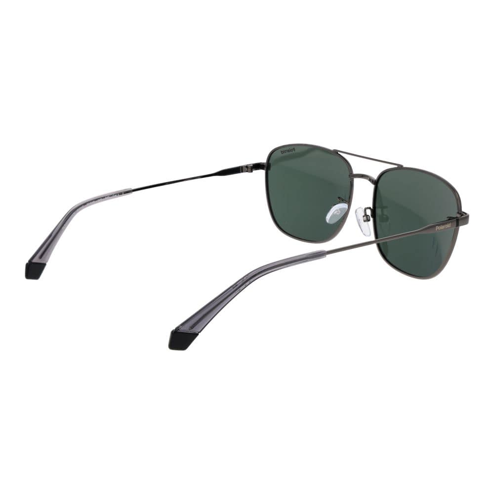 Polaroid Gray Stainless Steel Sunglasses - Image 3