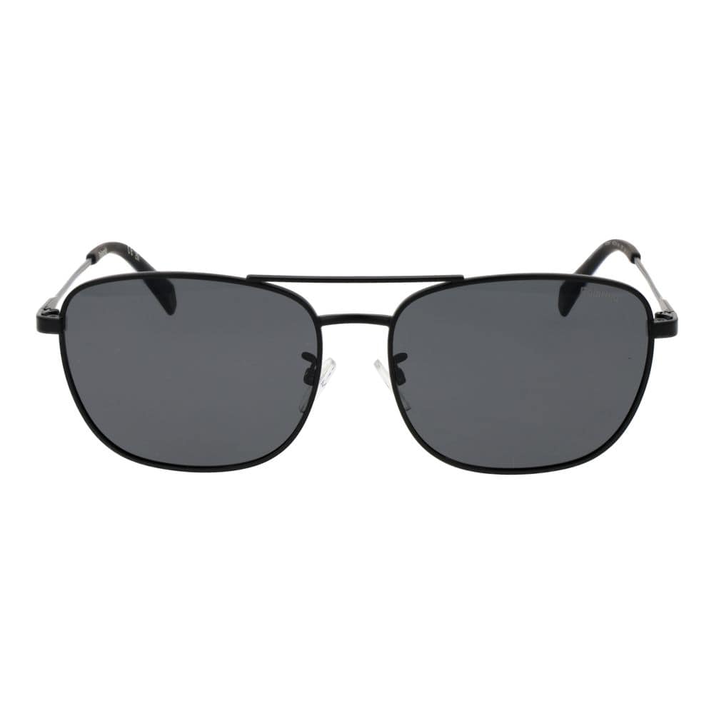 Polaroid Black Stainless Steel Sunglasses - Image 2