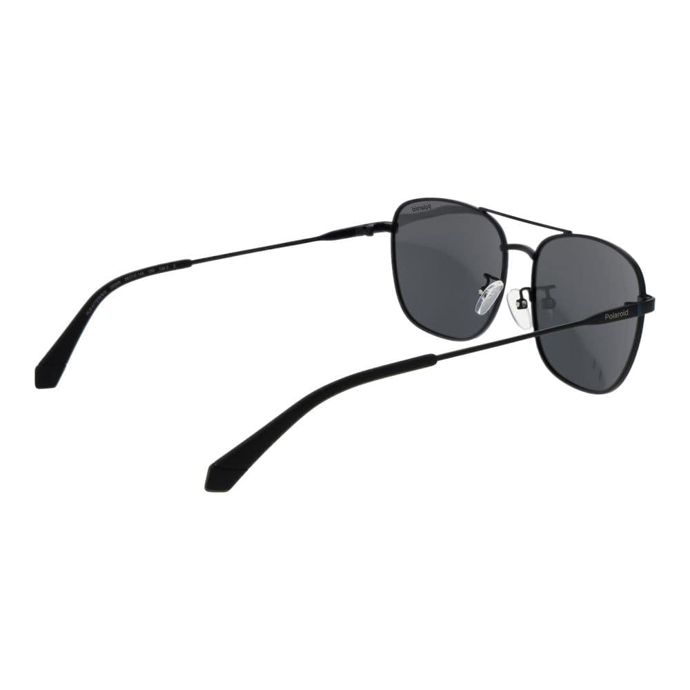 Polaroid Black Stainless Steel Sunglasses - Image 3