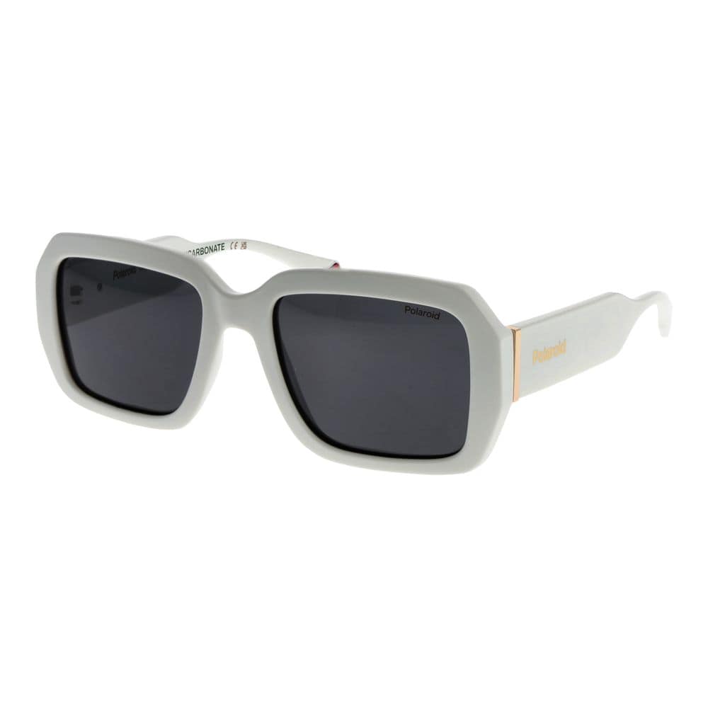 Polaroid White Plastic Sunglasses