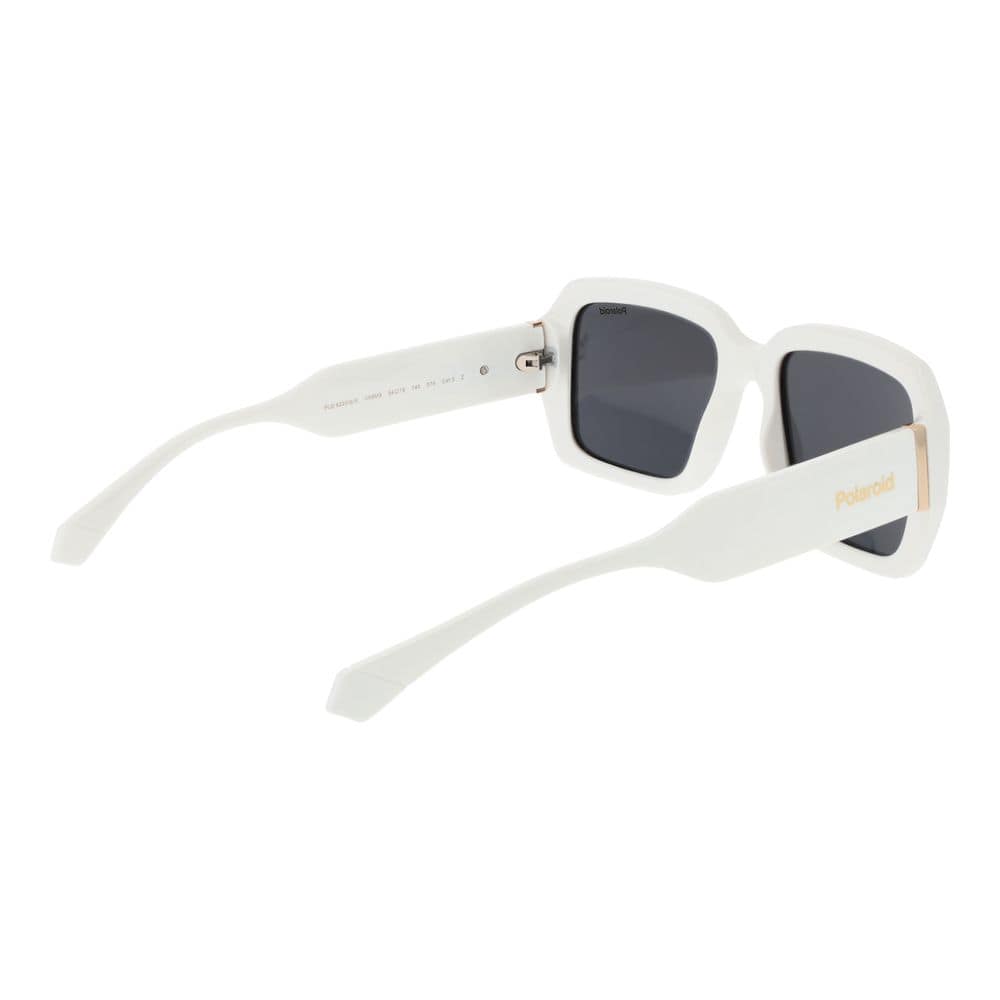 Polaroid White Plastic Sunglasses - Image 3