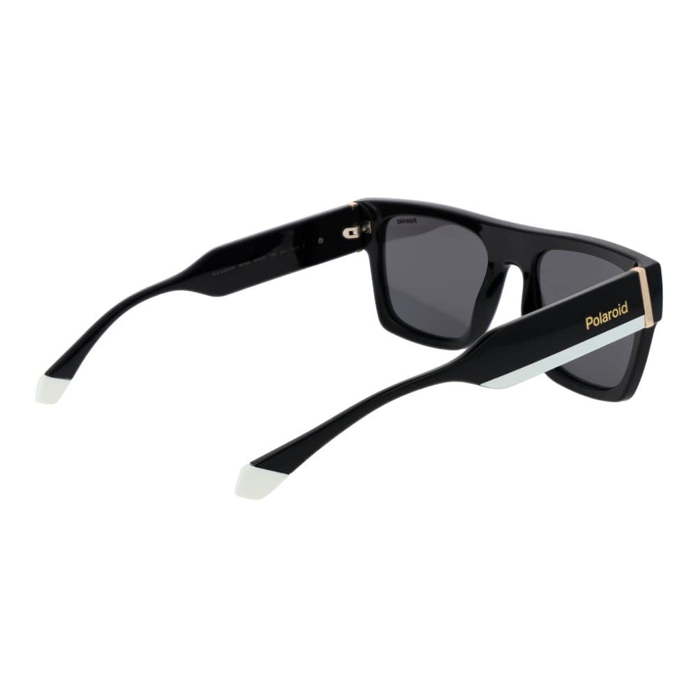 Polaroid Black Plastic Sunglasses - Image 3