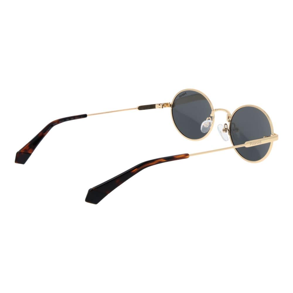 Polaroid Gold Metal Sunglasses - Image 3