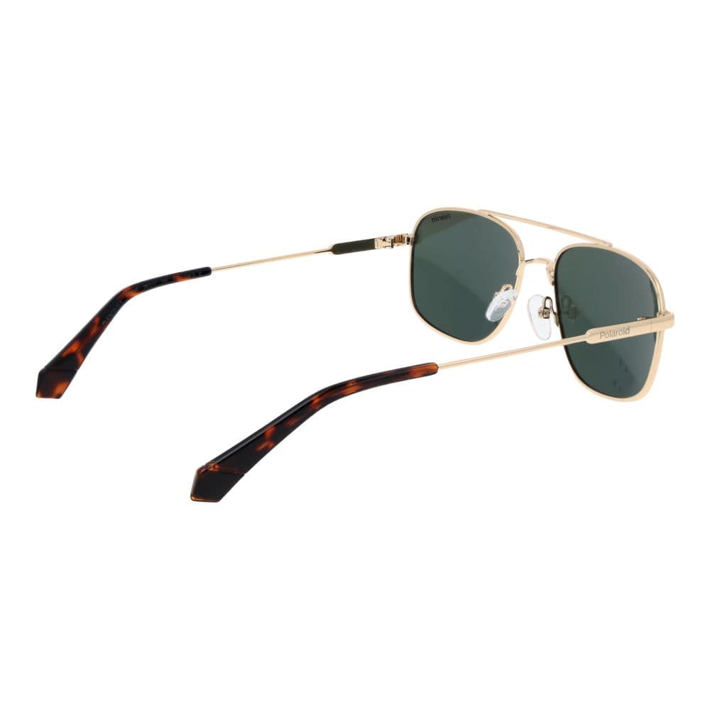 Polaroid Gold Metal Sunglasses - Image 3