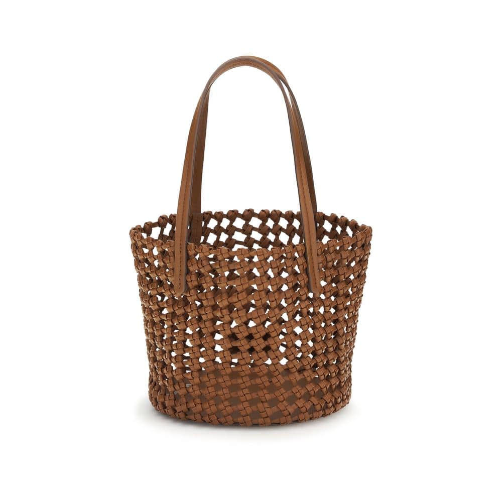 Staud Brown Calf Leather Bos Taurus Shoulder Bag - Image 3