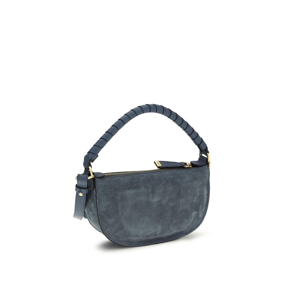 ChloƩ Blue Calf Leather Bos Taurus Shoulder Bag - Image 3