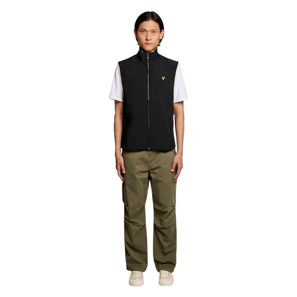 Lyle & Scott Black Polyester Sleveless Jacket - Image 2