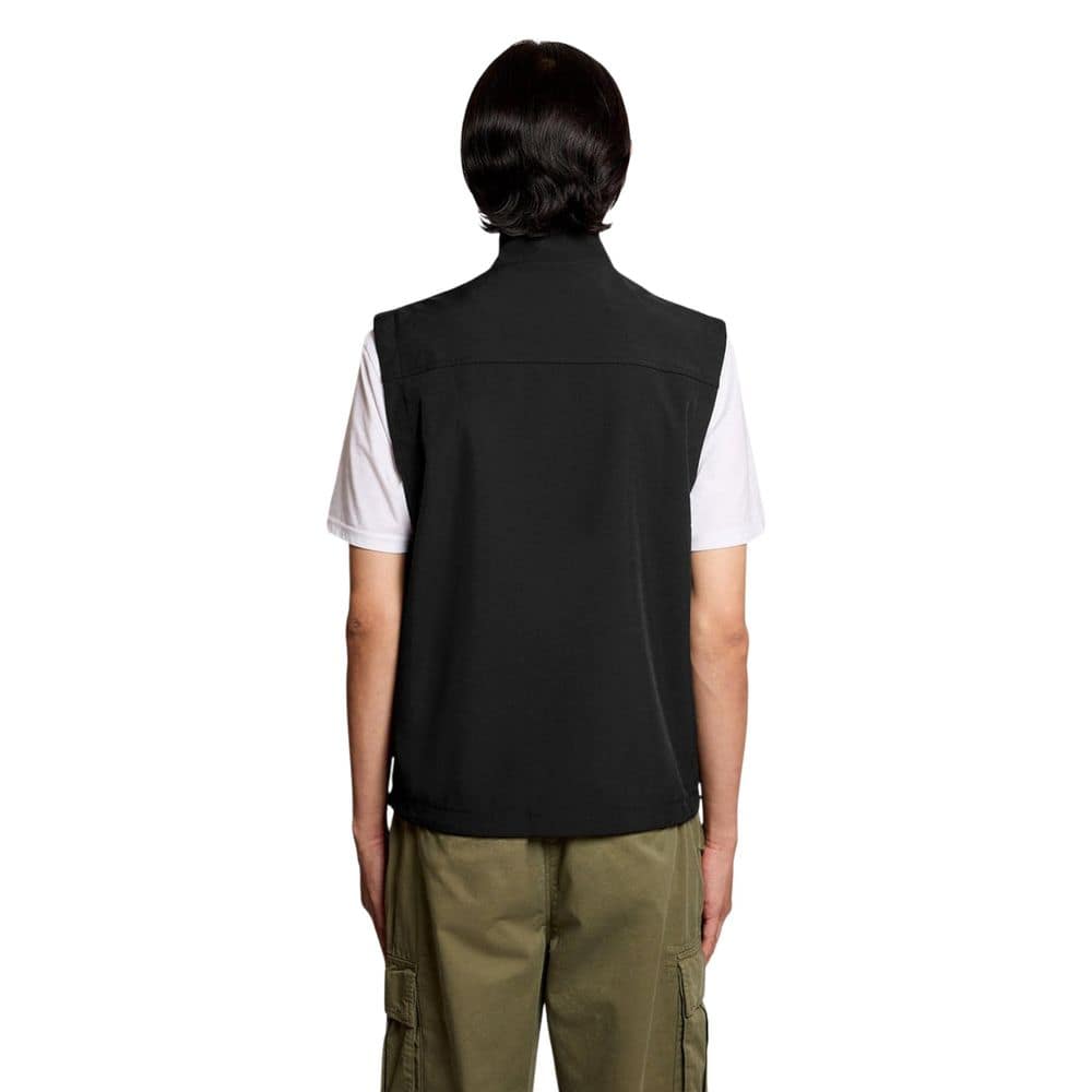 Lyle & Scott Black Polyester Sleveless Jacket - Image 4