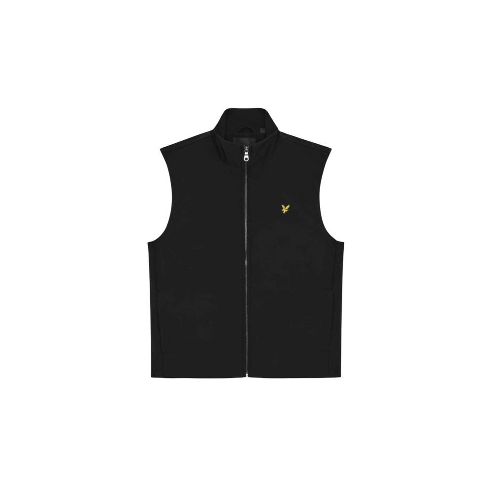 Lyle & Scott Black Polyester Sleveless Jacket - Image 5