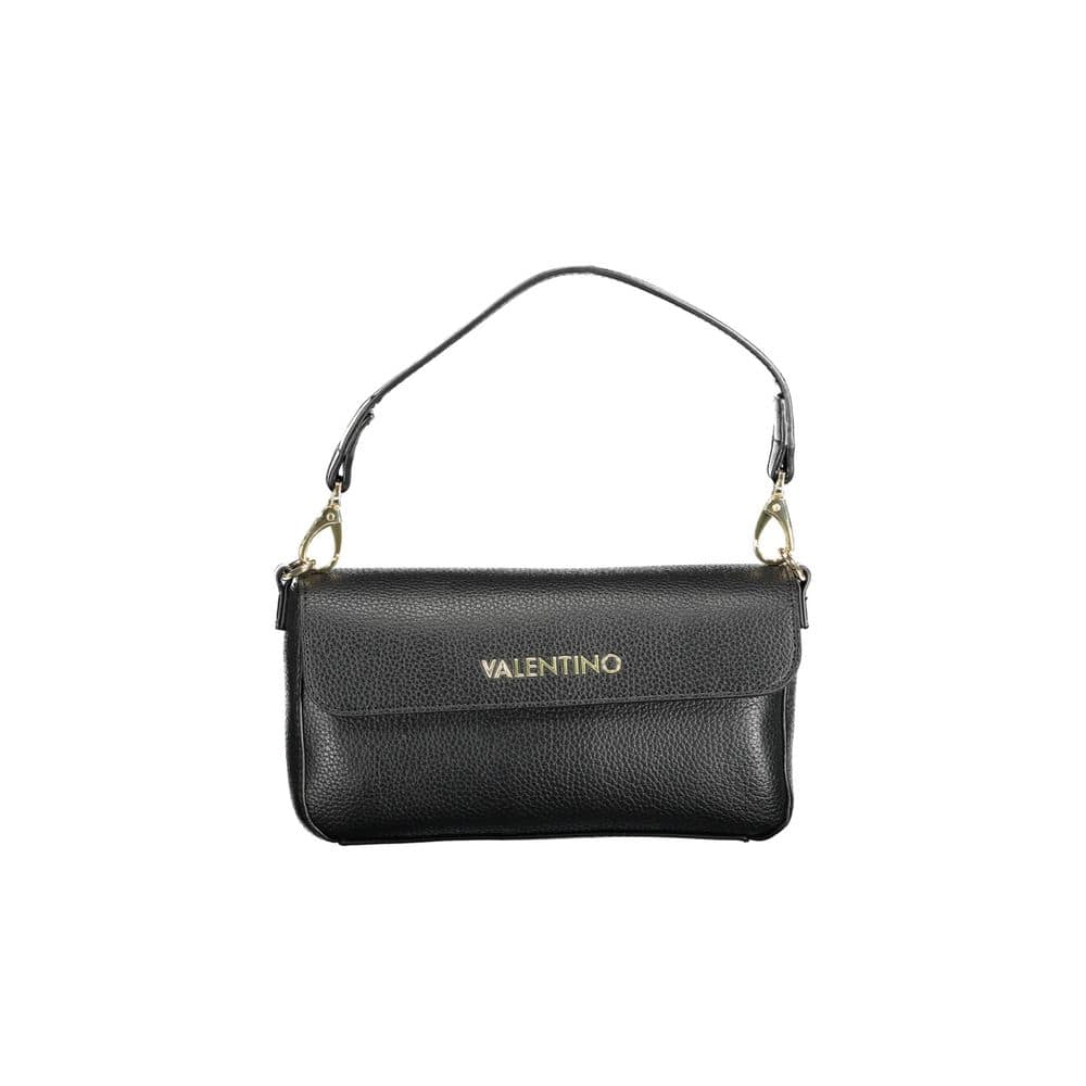 Mario Valentino Black Polyurethane Women Handbag