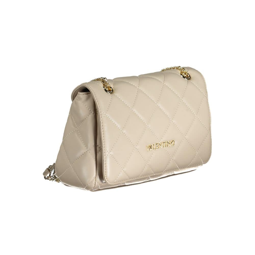 Mario Valentino Beige Polyurethane Women Handbag - Image 3