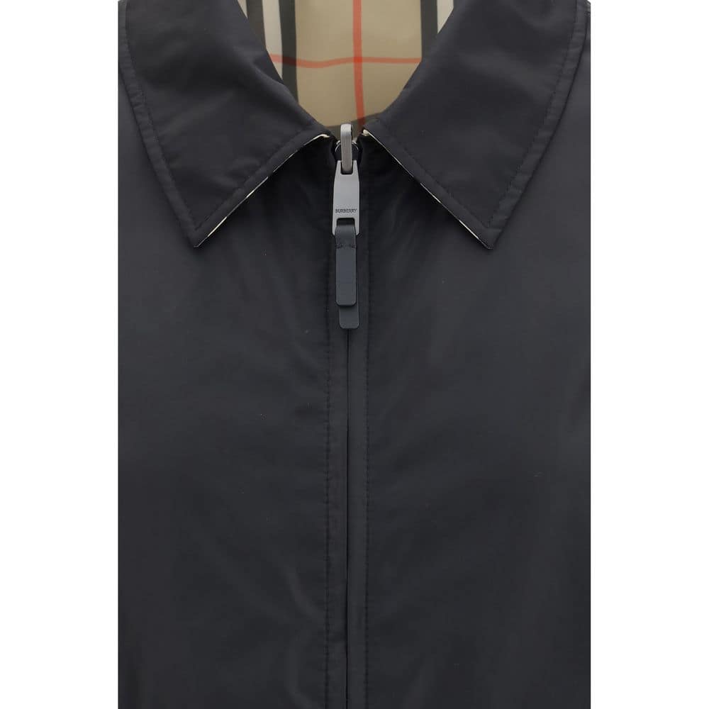 Burberry Black Polyamide Full-Length Jacket - Image 5