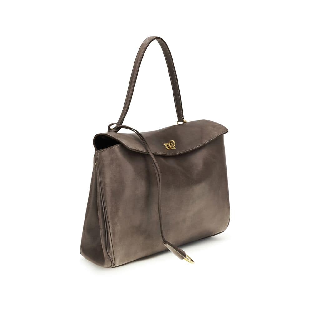 Balenciaga Gray Lamb Ovis Aries Aries Shoulder Bag - Image 2