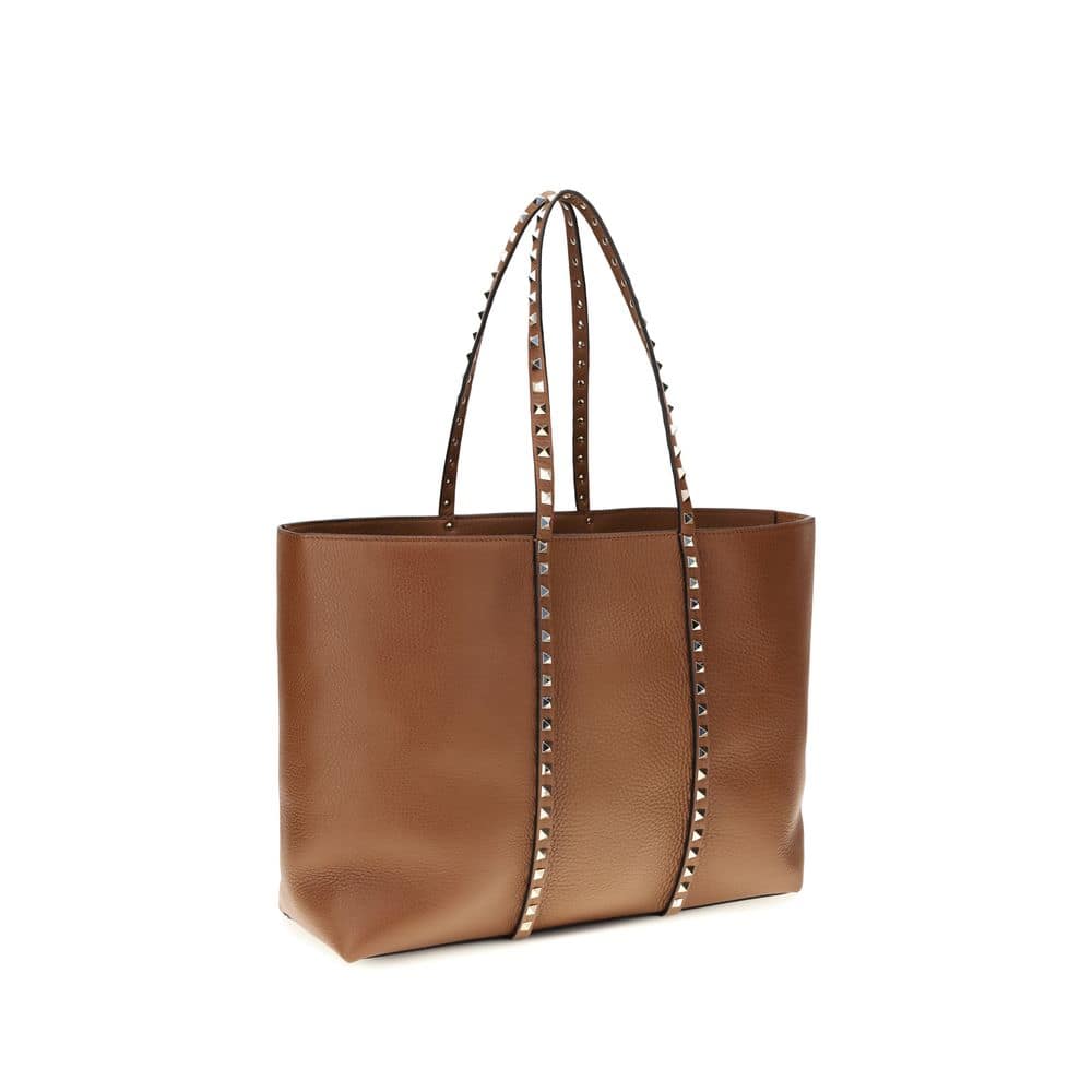 Valentino Garavani Brown Calf Leather Bos Taurus Shoulder Bag - Image 2
