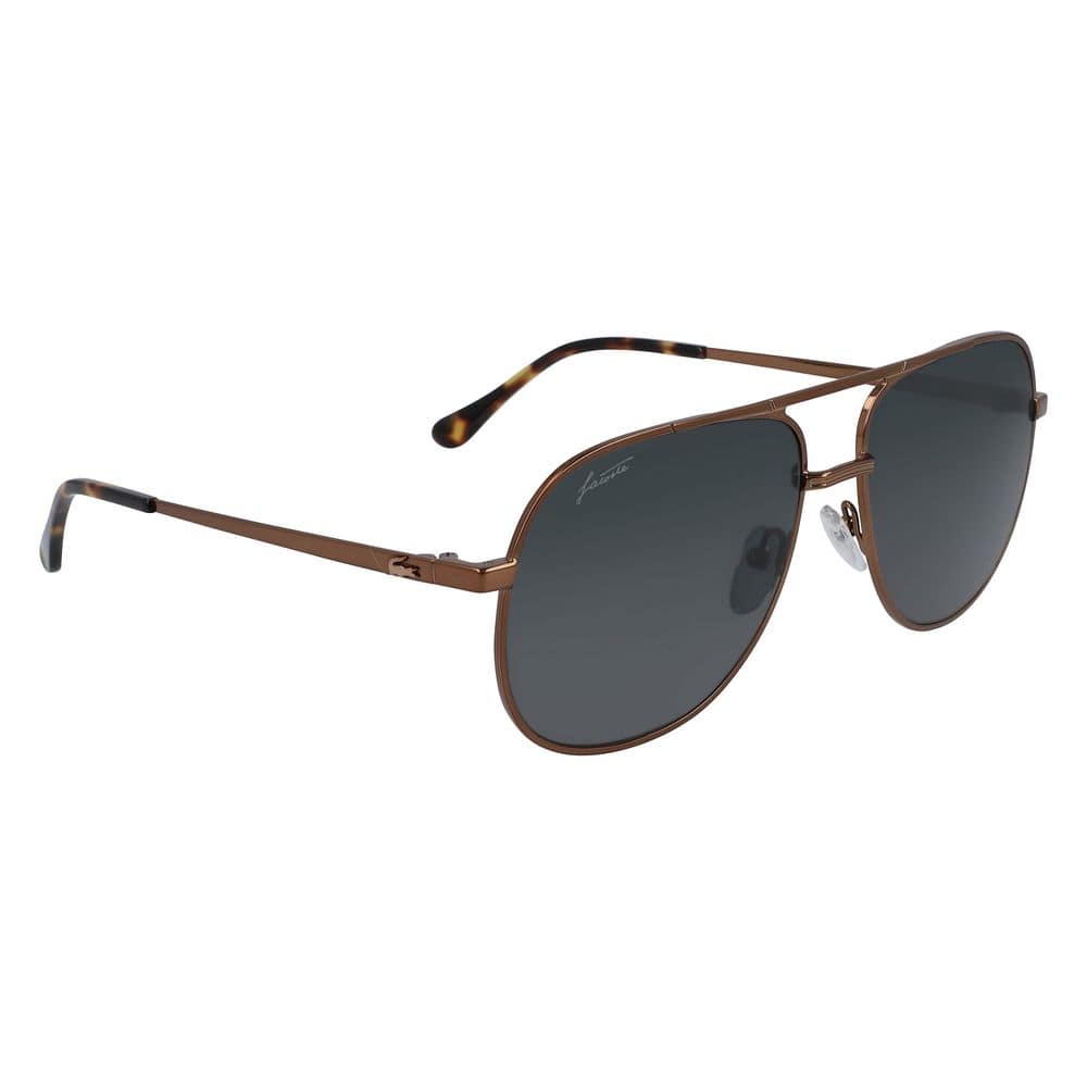 Lacoste Brown Metal Sunglasses - Image 3