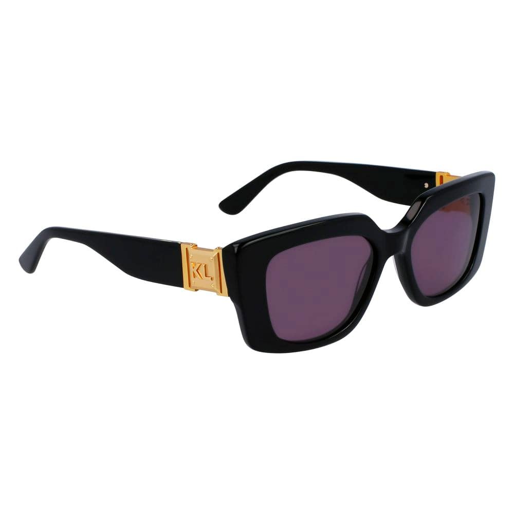 Karl Lagerfeld Black Acetate Sunglasses - Image 3