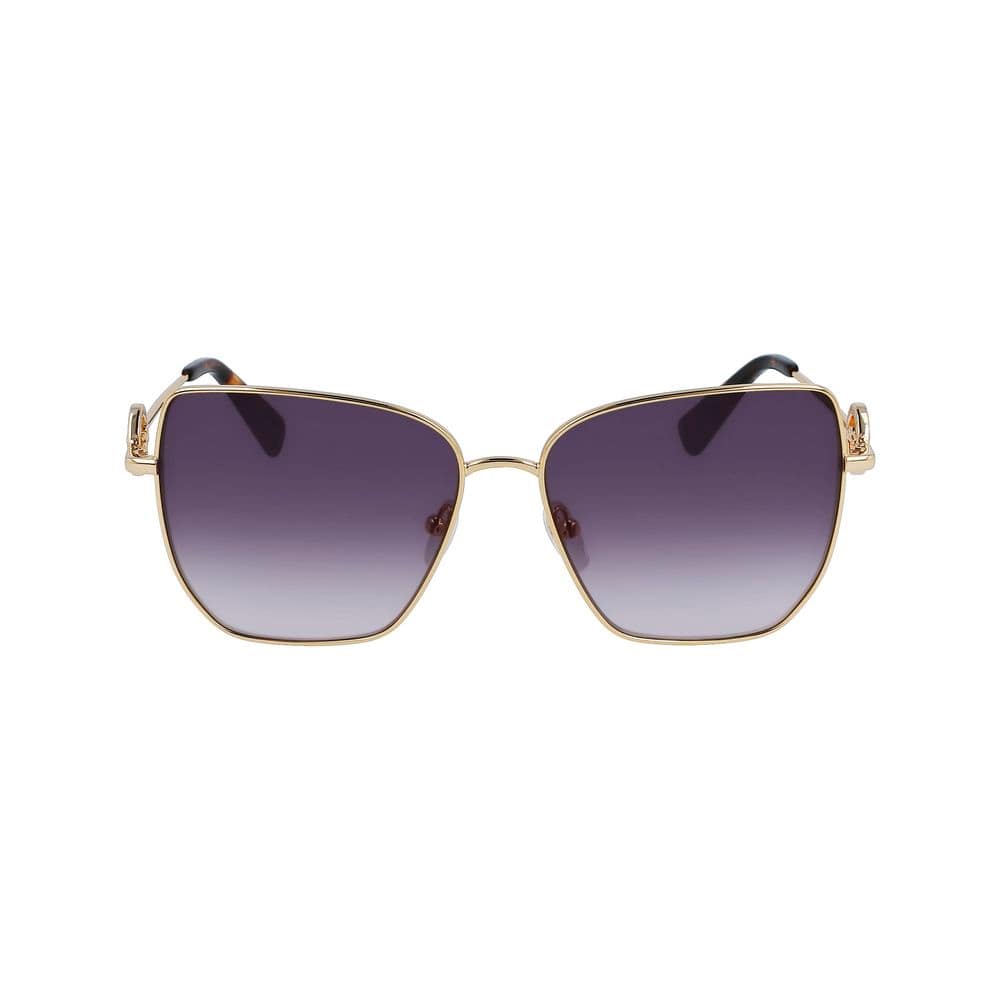 Longchamp Gold Metal Sunglasses - Image 2