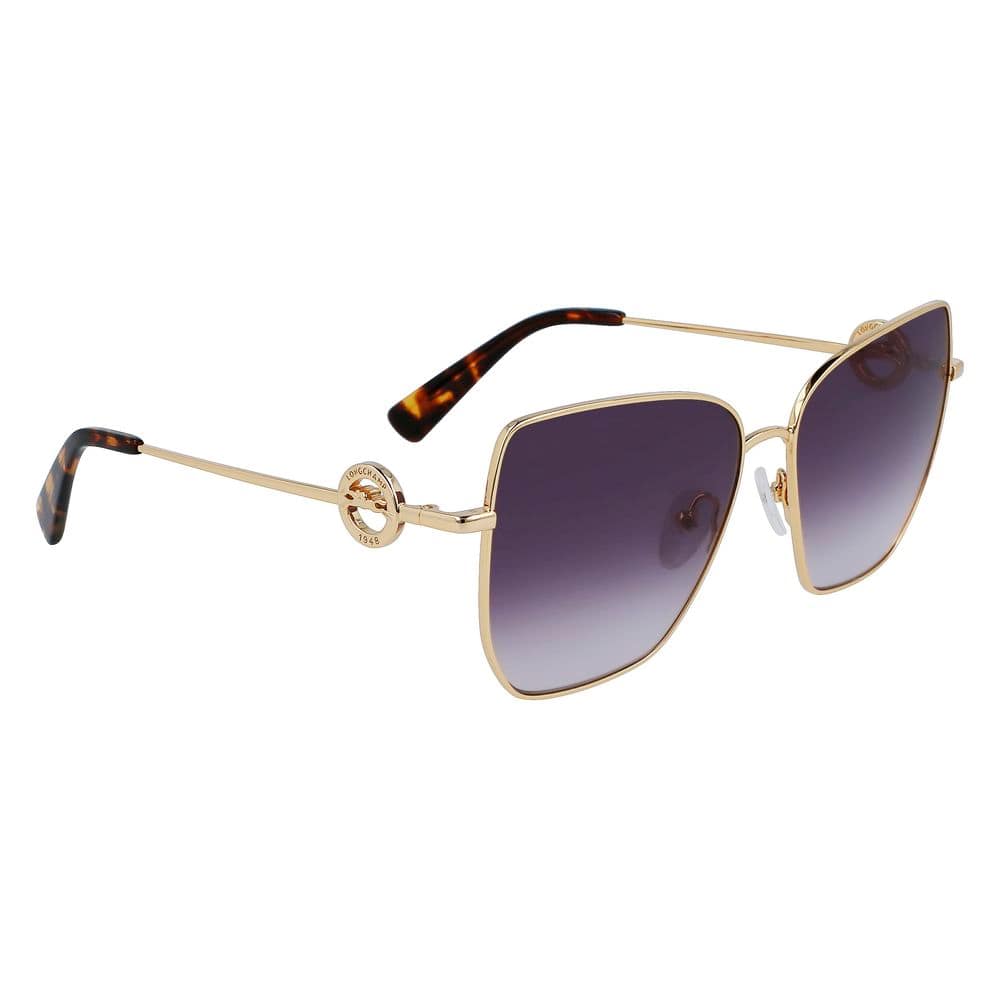 Longchamp Gold Metal Sunglasses - Image 3