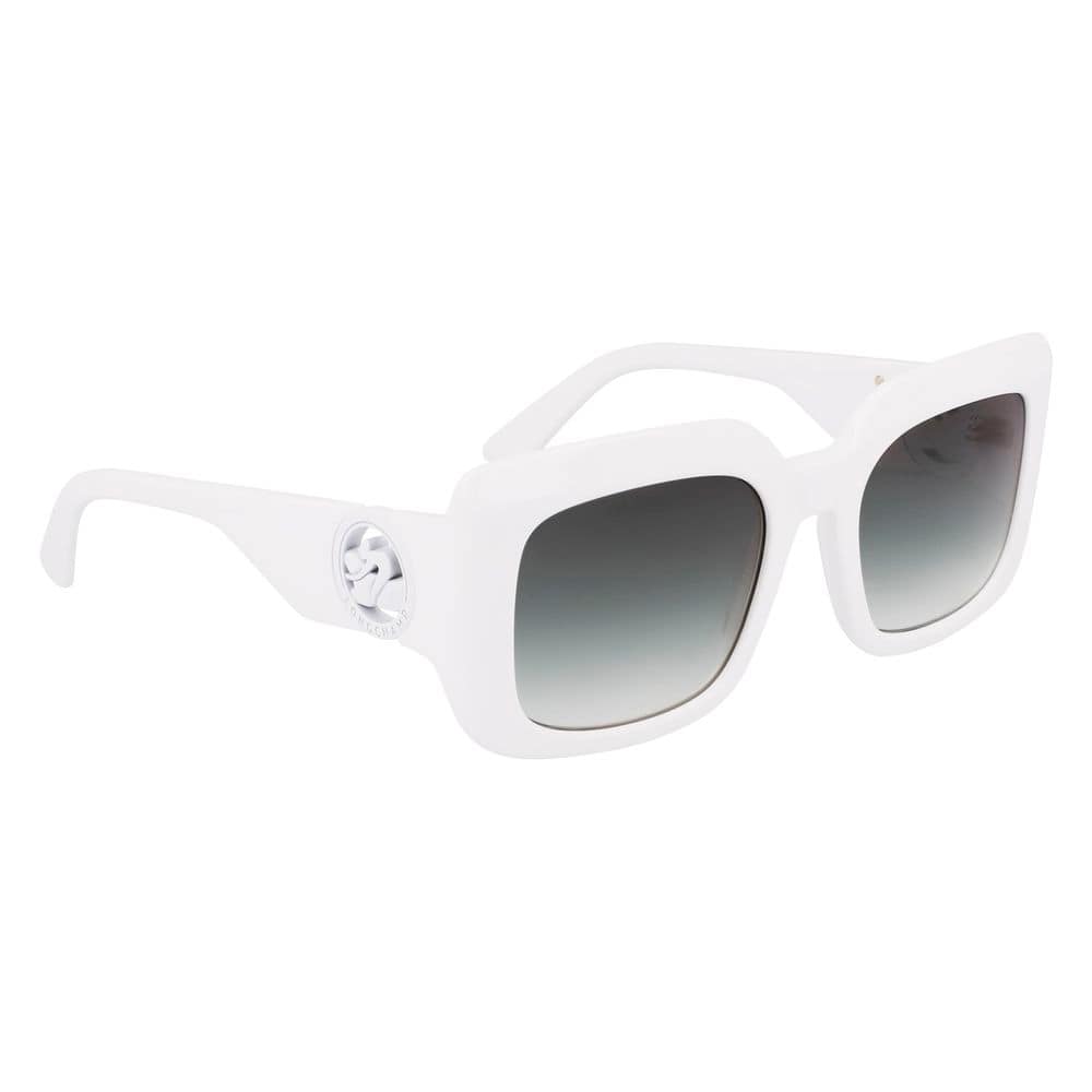 Longchamp White Acetate Sunglasses - Image 3