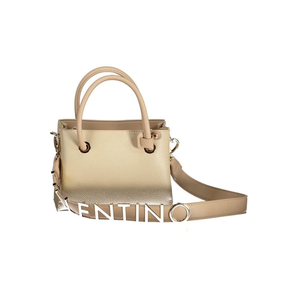 Mario Valentino Beige Polyurethane Women Handbag - Image 2