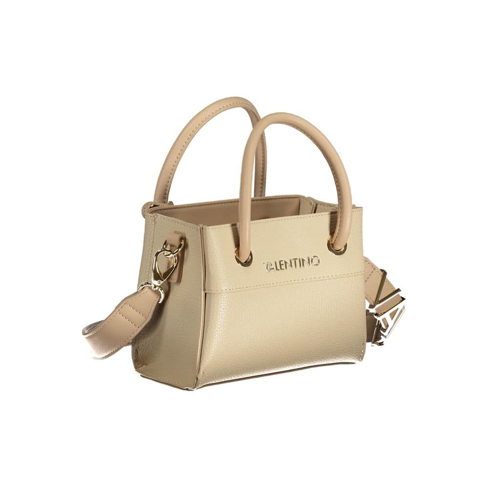 Mario Valentino Beige Polyurethane Women Handbag - Image 3