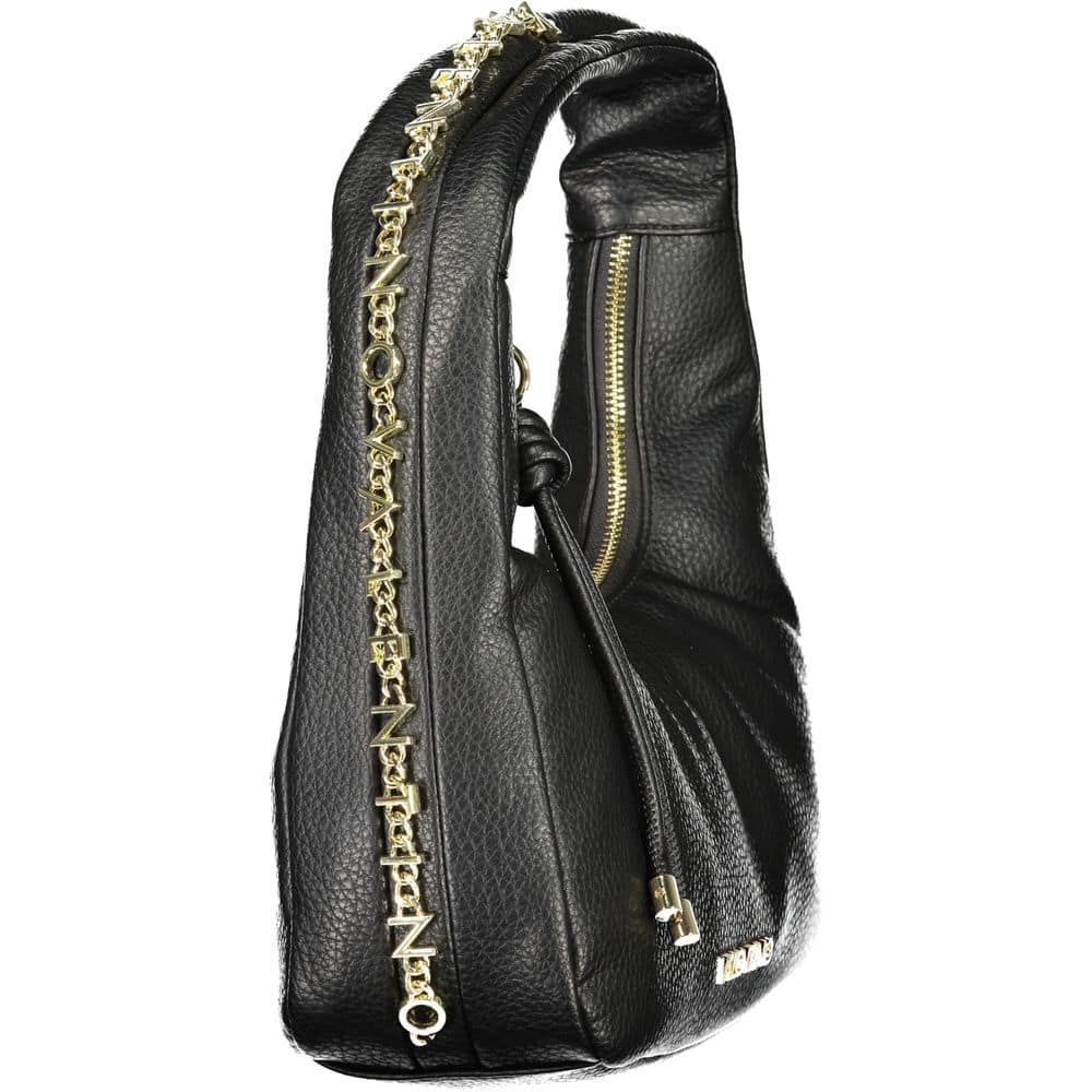 Mario Valentino Black Polyurethane Women's Bag with Handle - Image 3