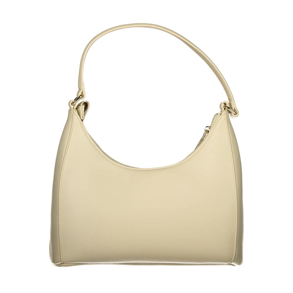 Mario Valentino Beige Polyurethane Womens Bag with Handle and Adjustable Strap - Image 2
