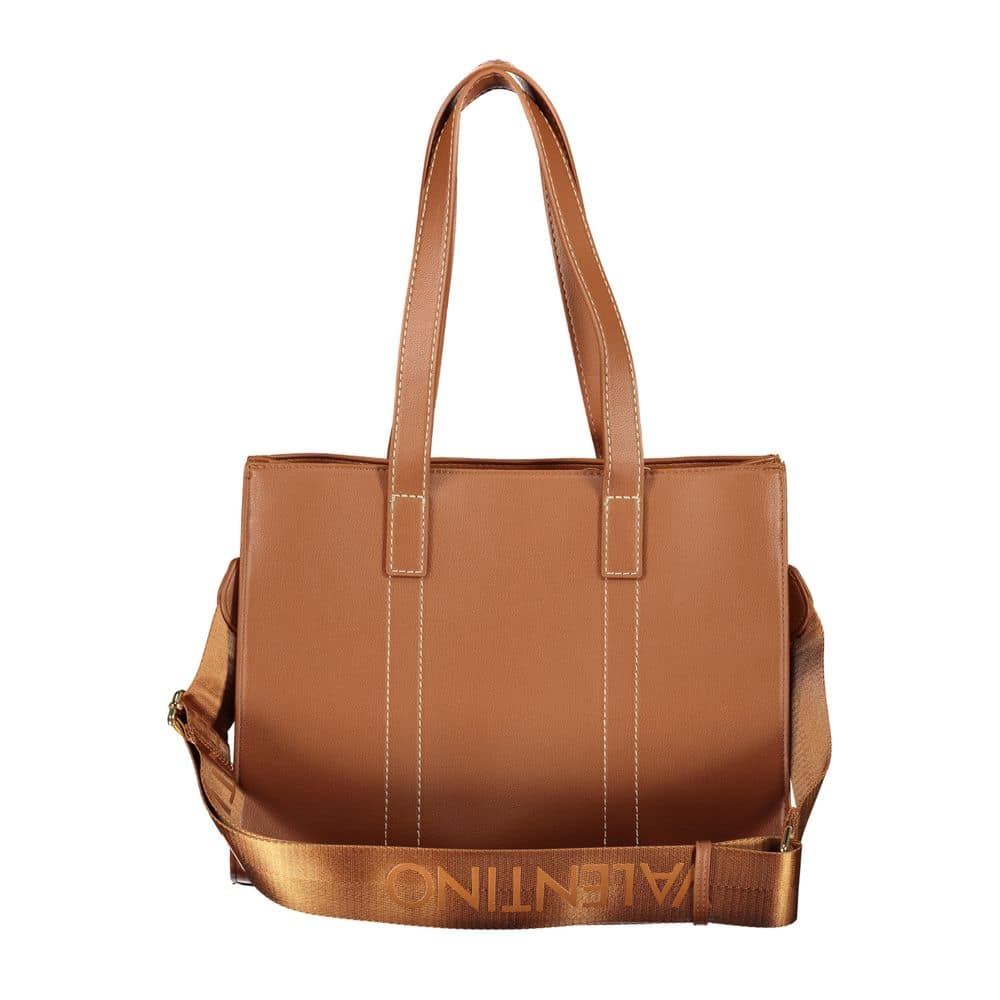 Mario Valentino Brown Polyurethane Women's Bag - Image 2