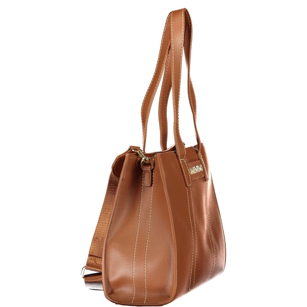 Mario Valentino Brown Polyurethane Women's Bag - Image 3