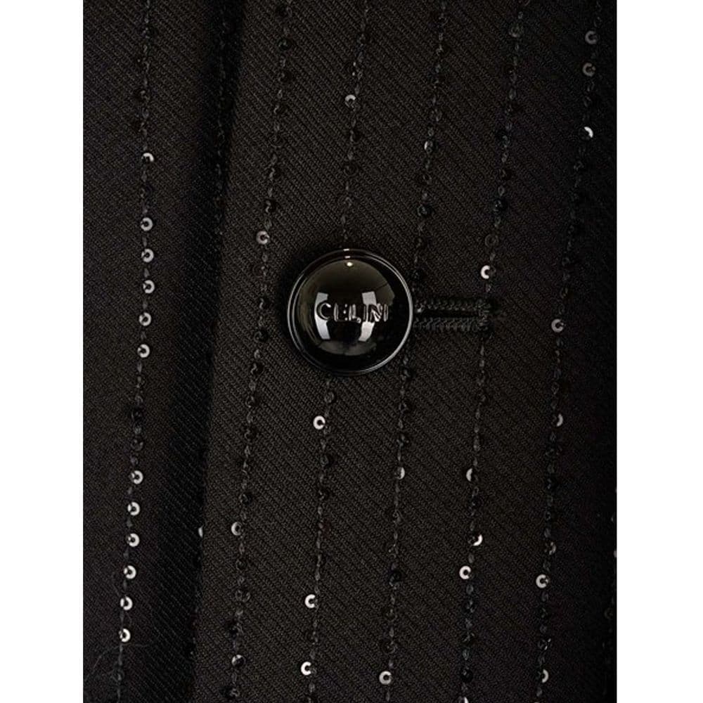 Celine Black Polyamide Coat - Image 4