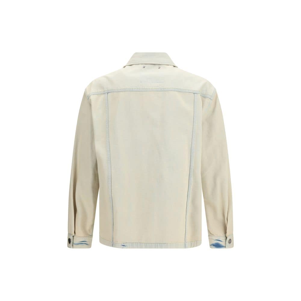 Golden Goose Beige Cotton Denim Jacket - Image 2