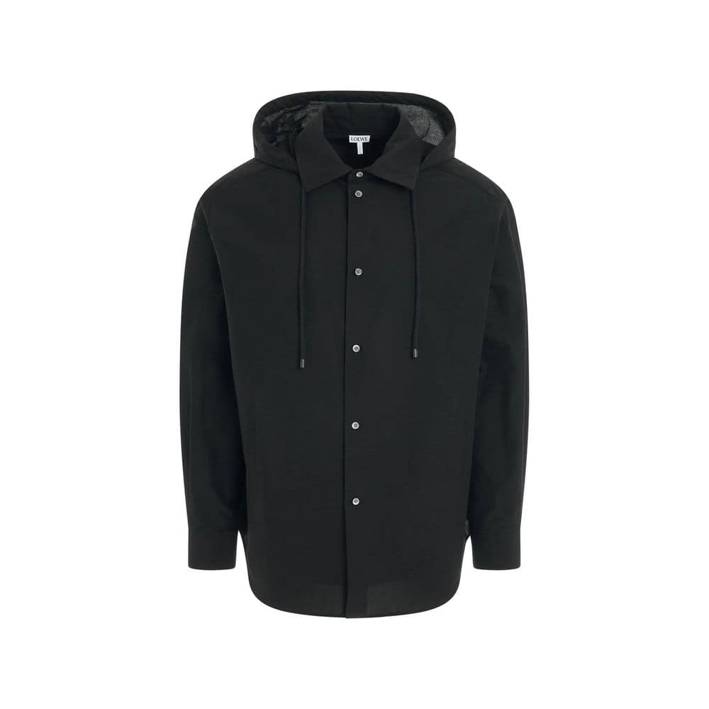 Loewe Black Cotton Shell Jacket