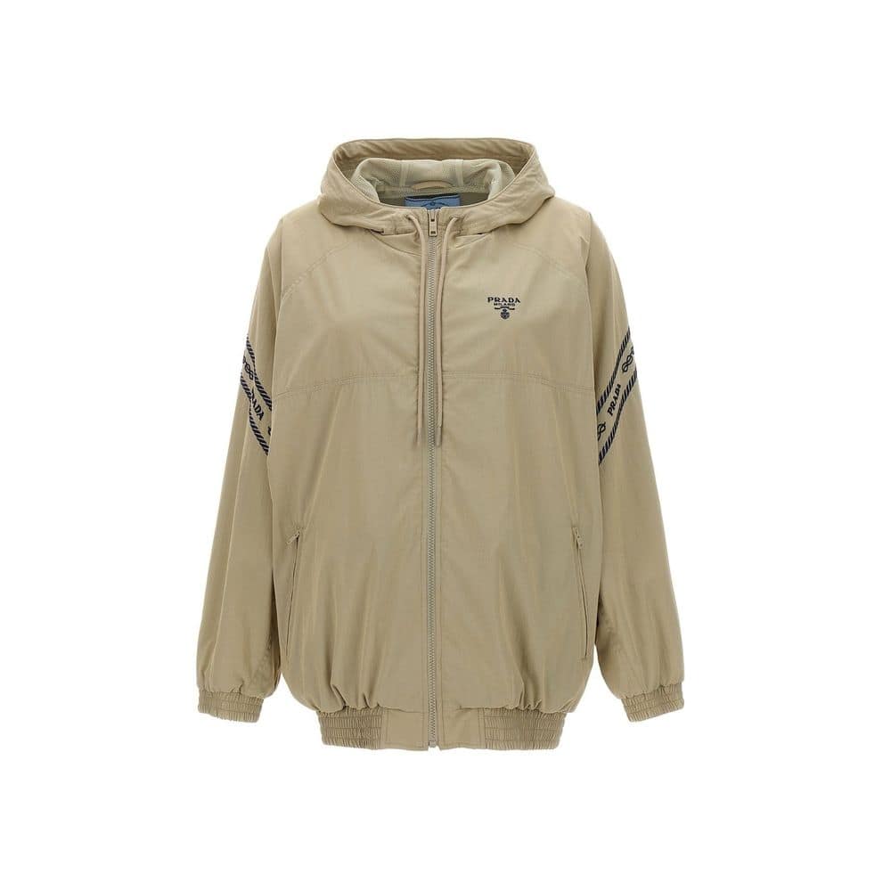 Prada Beige Cotton Shell Jacket