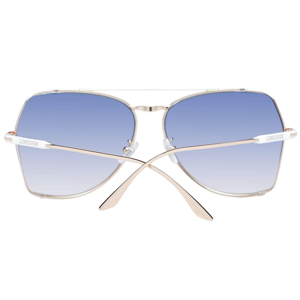 Longines Gold Metal Sunglasses - Image 3