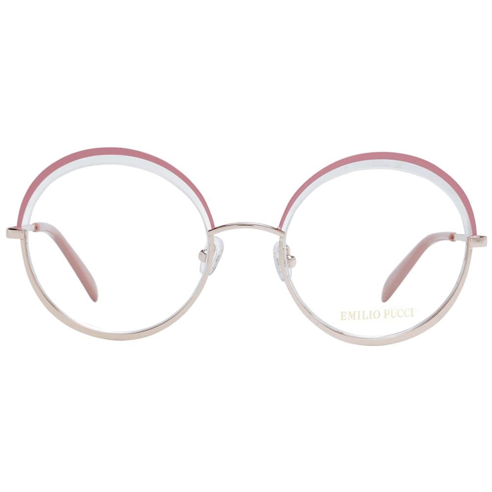 Emilio Pucci Pink Metal Glasses (Frames) - Image 2