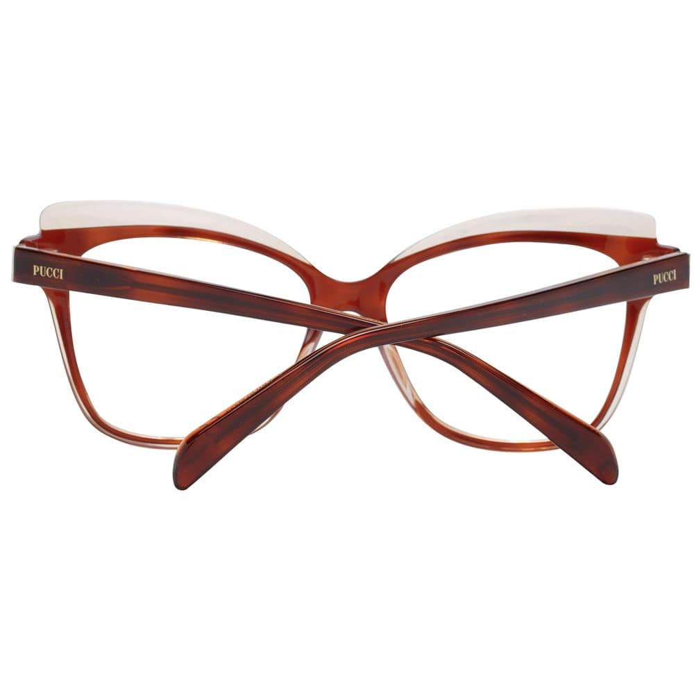 Emilio Pucci Brown Plastic Glasses (Frames) - Image 3
