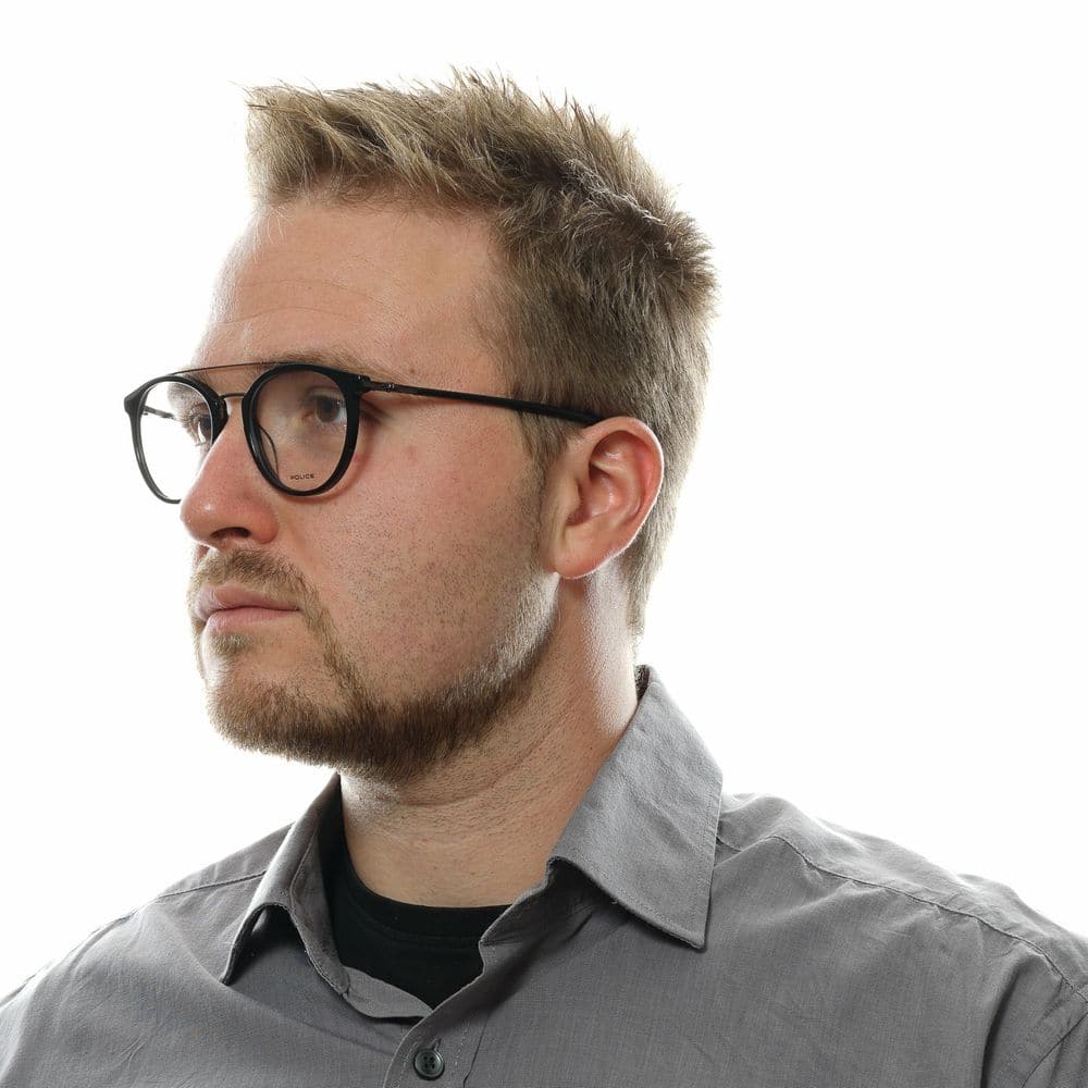 Police Black Metal & Plastic Glasses (Frames) - Image 4