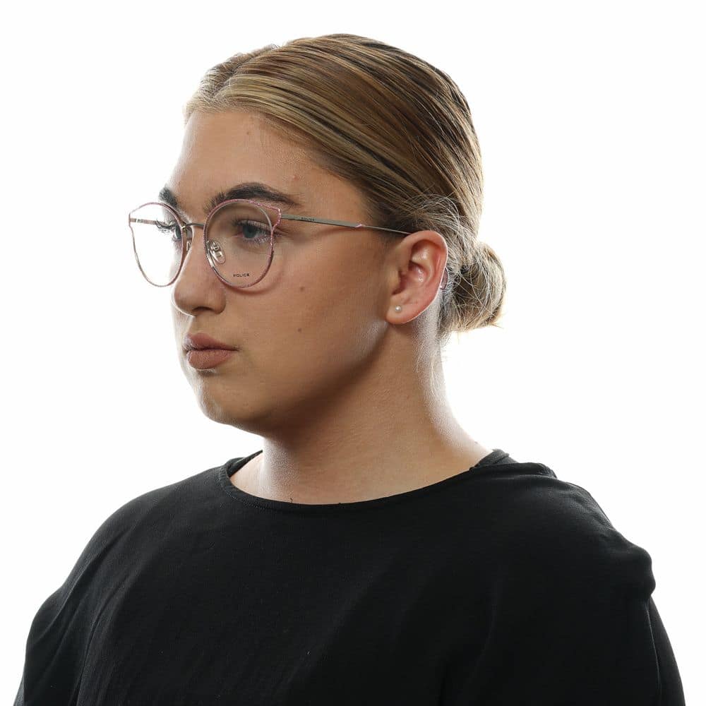 Police Pink Metal & Plastic Glasses (Frames) - Image 4