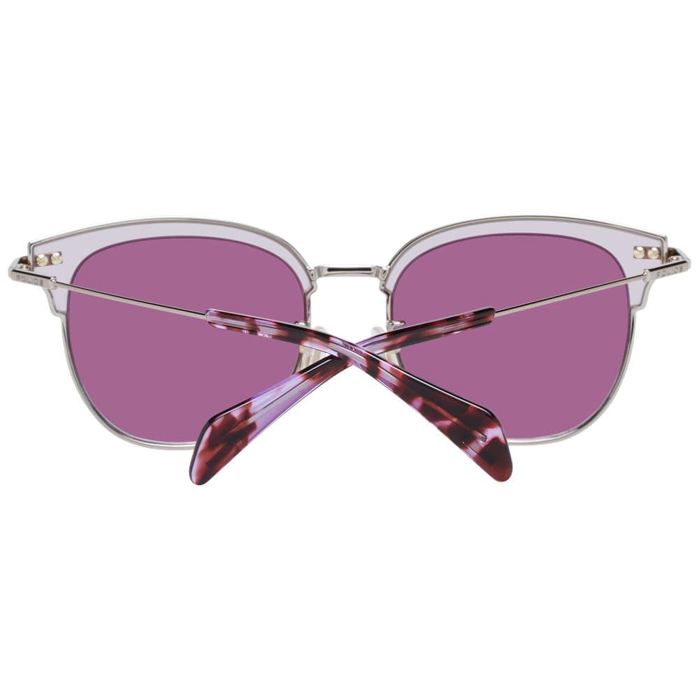 Police Burgundy Metal & Plastic Sunglasses - Image 3
