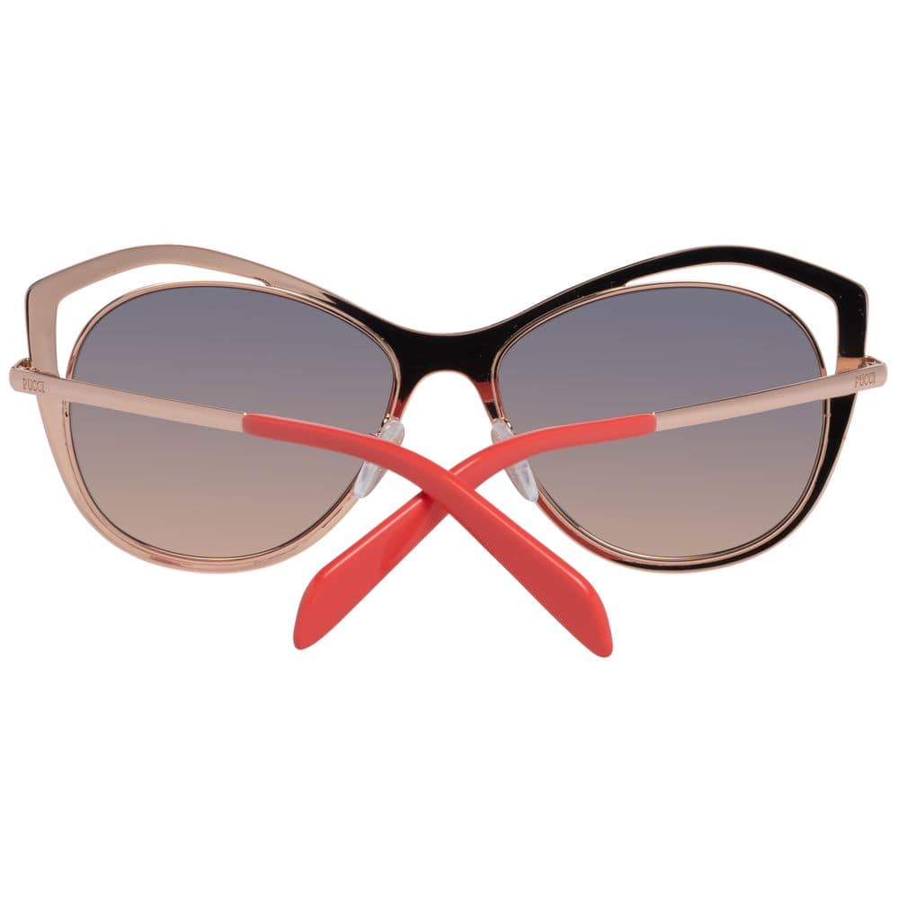 Emilio Pucci Rose Gold Metal Sunglasses - Image 3