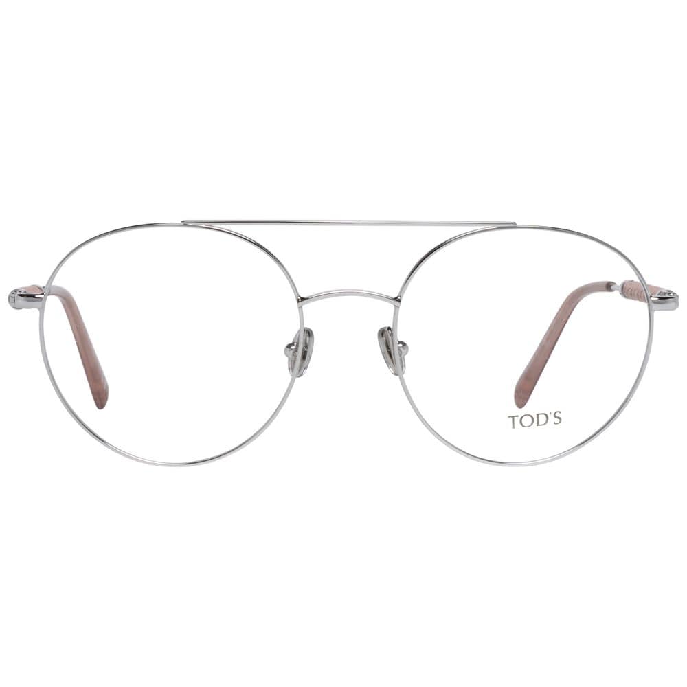 Tod's Silver Metal & Leather Glasses (Frames) - Image 2