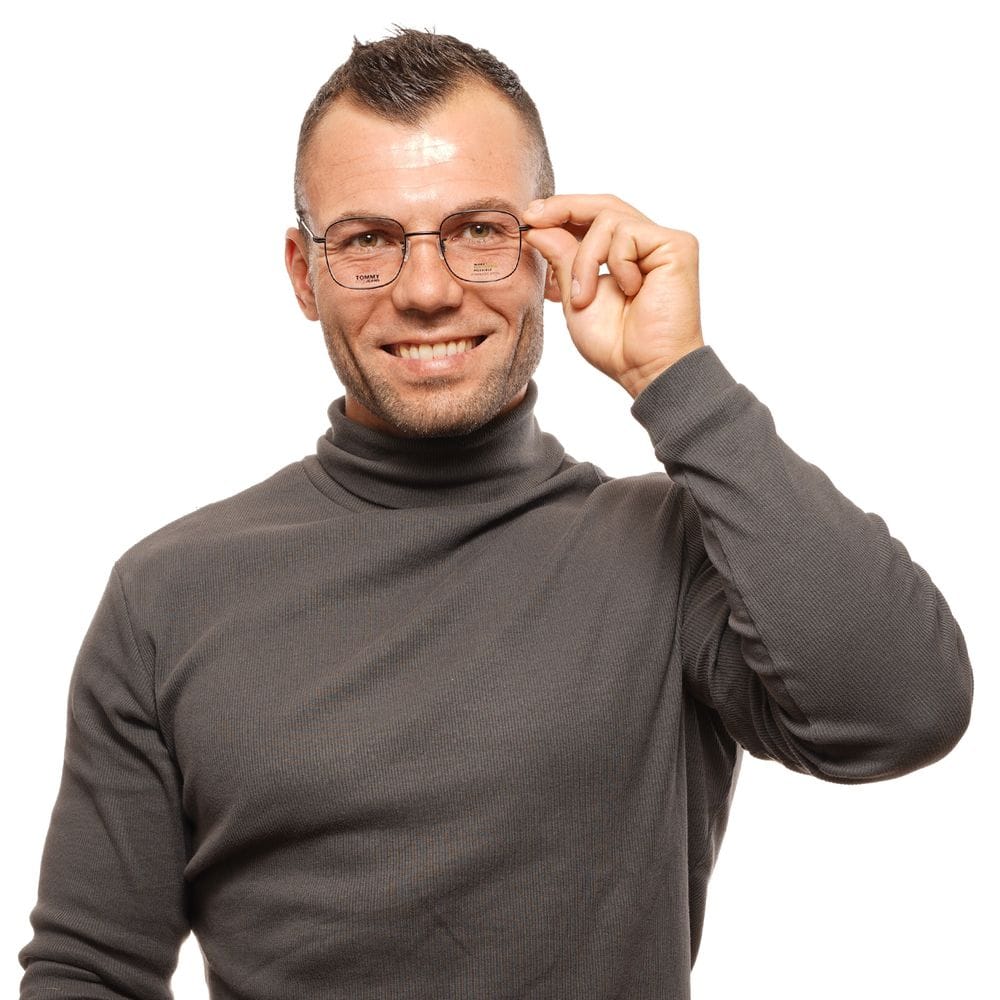 Tommy Hilfiger Black Metal & Plastic Glasses (Frames) - Image 5