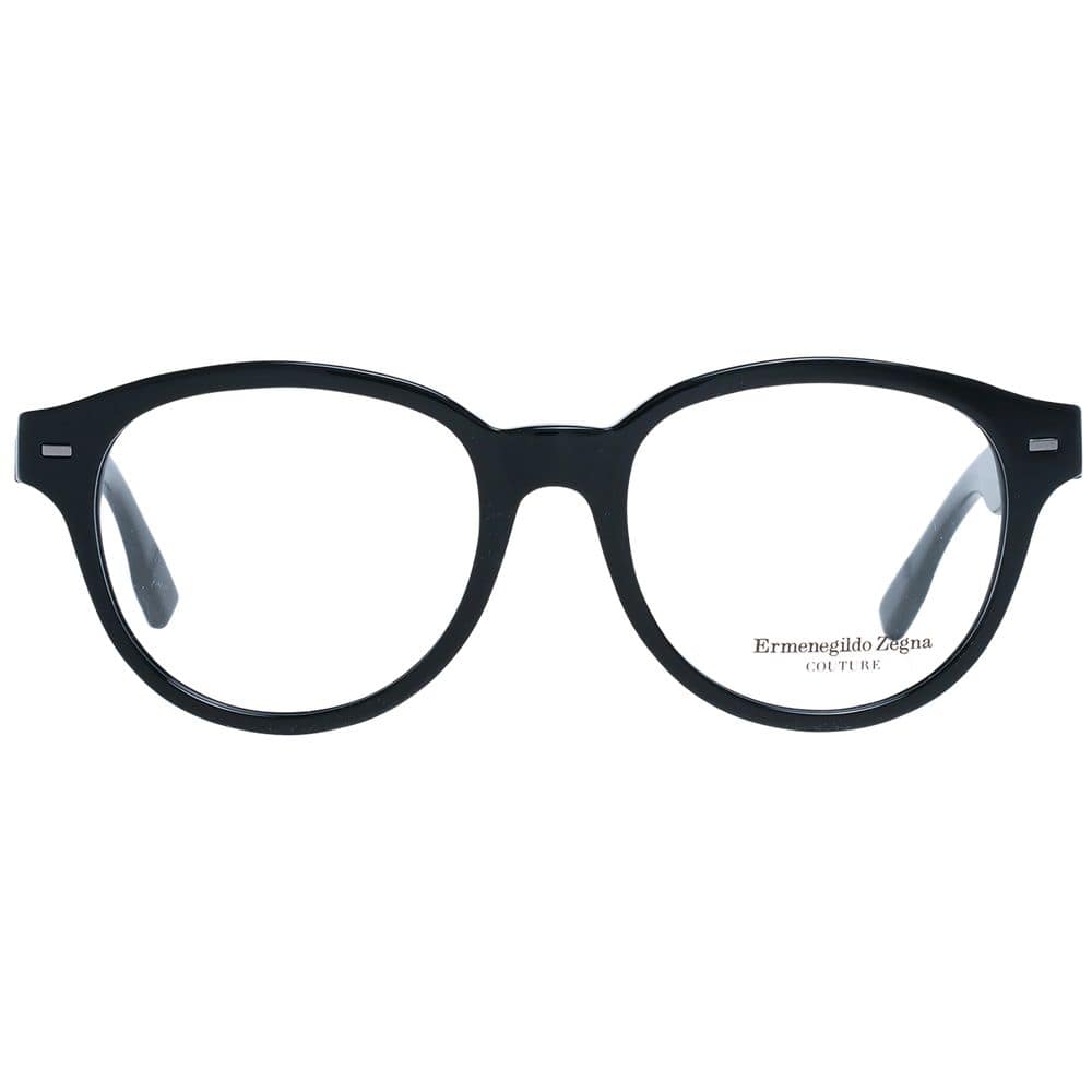 Ermenegildo Zegna Black Plastic Glasses (Frames) - Image 2