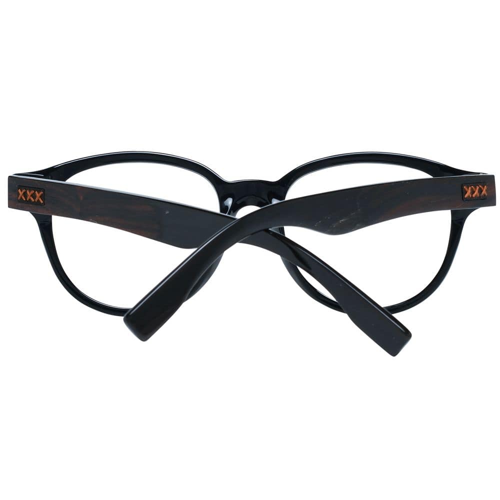 Ermenegildo Zegna Black Plastic Glasses (Frames) - Image 3