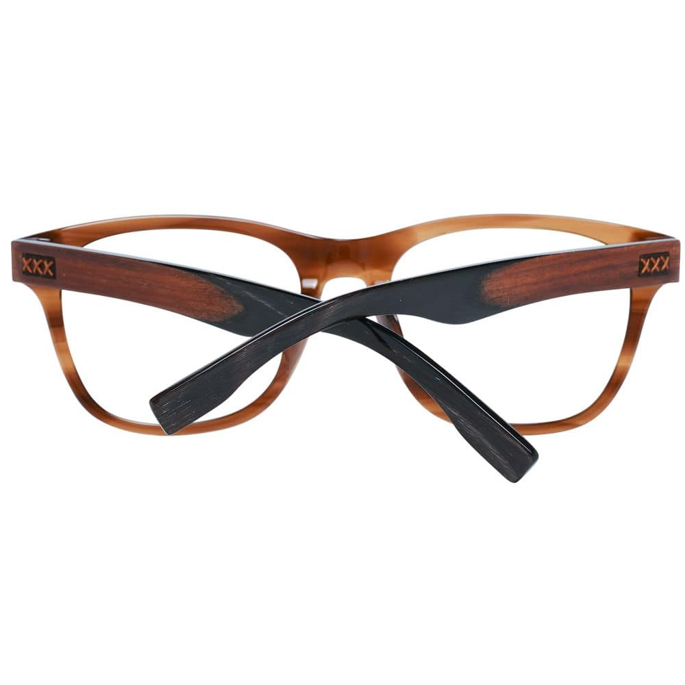 Ermenegildo Zegna Brown Plastic Glasses (Frames) - Image 3