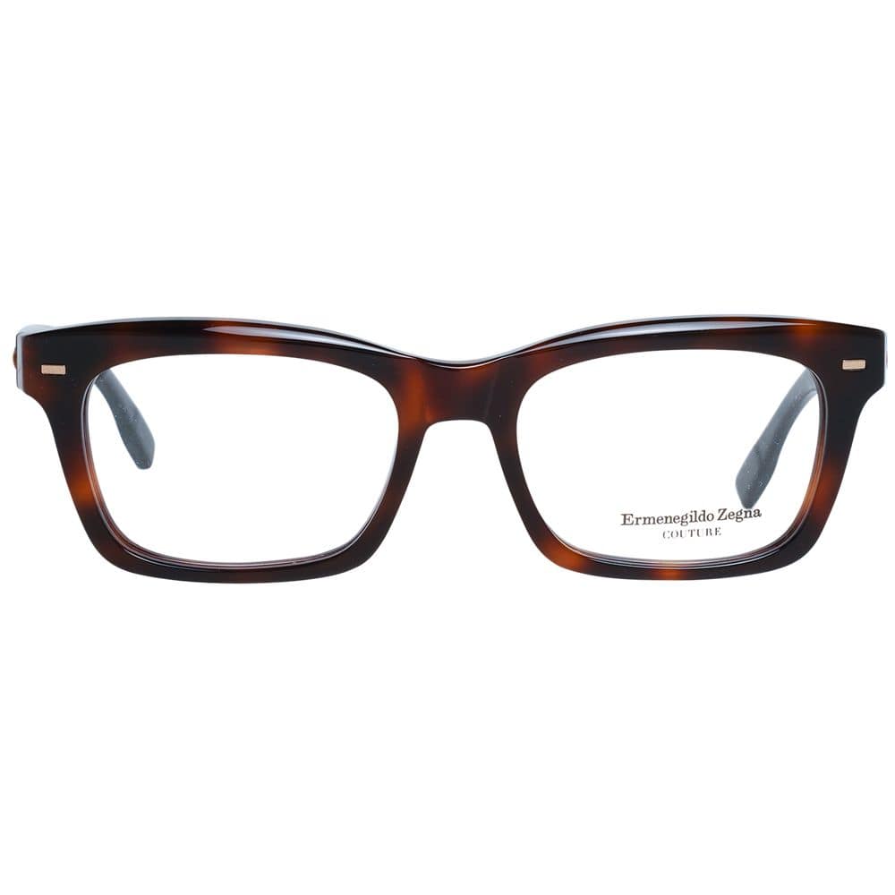 Ermenegildo Zegna Brown Plastic Glasses (Frames) - Image 2