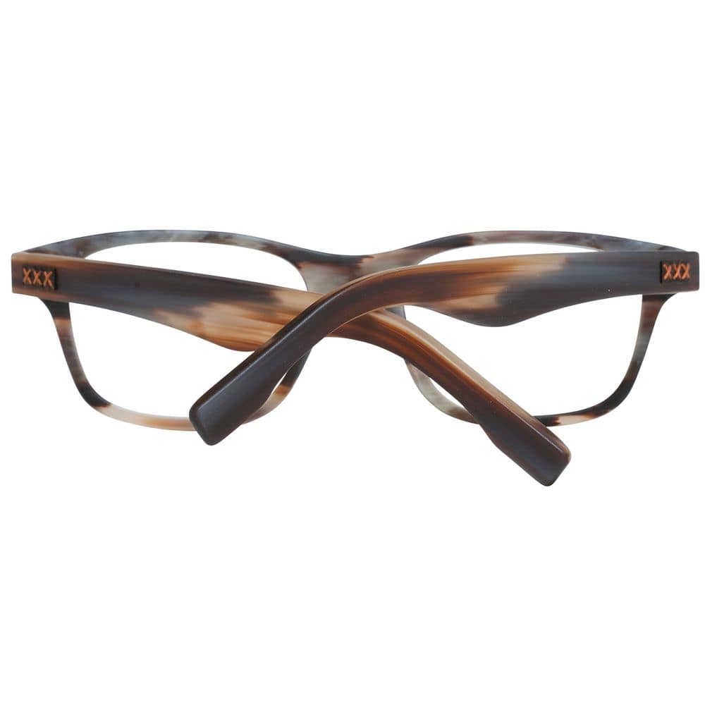 Ermenegildo Zegna Brown Plastic Glasses (Frames) - Image 3
