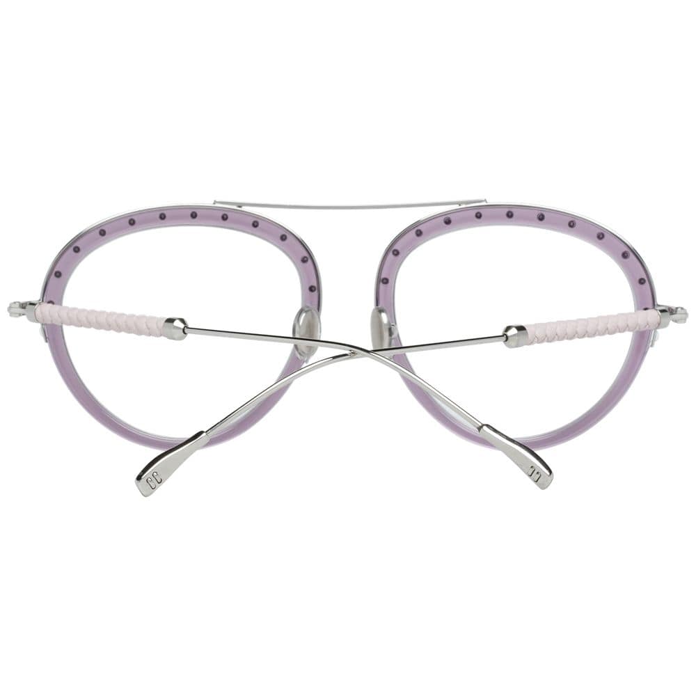 Tod's Purple Metal & Leather Glasses (Frames) - Image 3