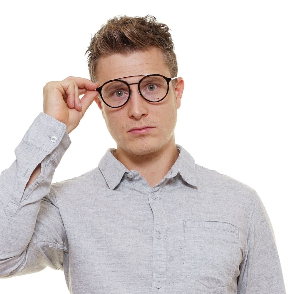 Police Brown Metal & Plastic Glasses (Frames) - Image 4